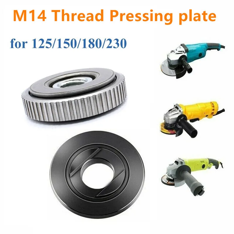 M14 Thread Angle Grinder Self-locking Pressing Plate Angle Grinder Quick Release Flange Nut Clamping Auto Repair Tool