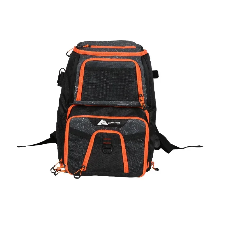 

Elite Fishing Tackle Backpack with Bait Cooler, Black