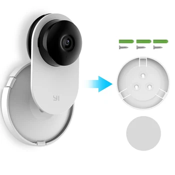YI 1080P 홈 카메라용 벽걸이, 실내 Yi/Mi 홈 보안 카메라용 360 도 회전 브래킷 홀더
