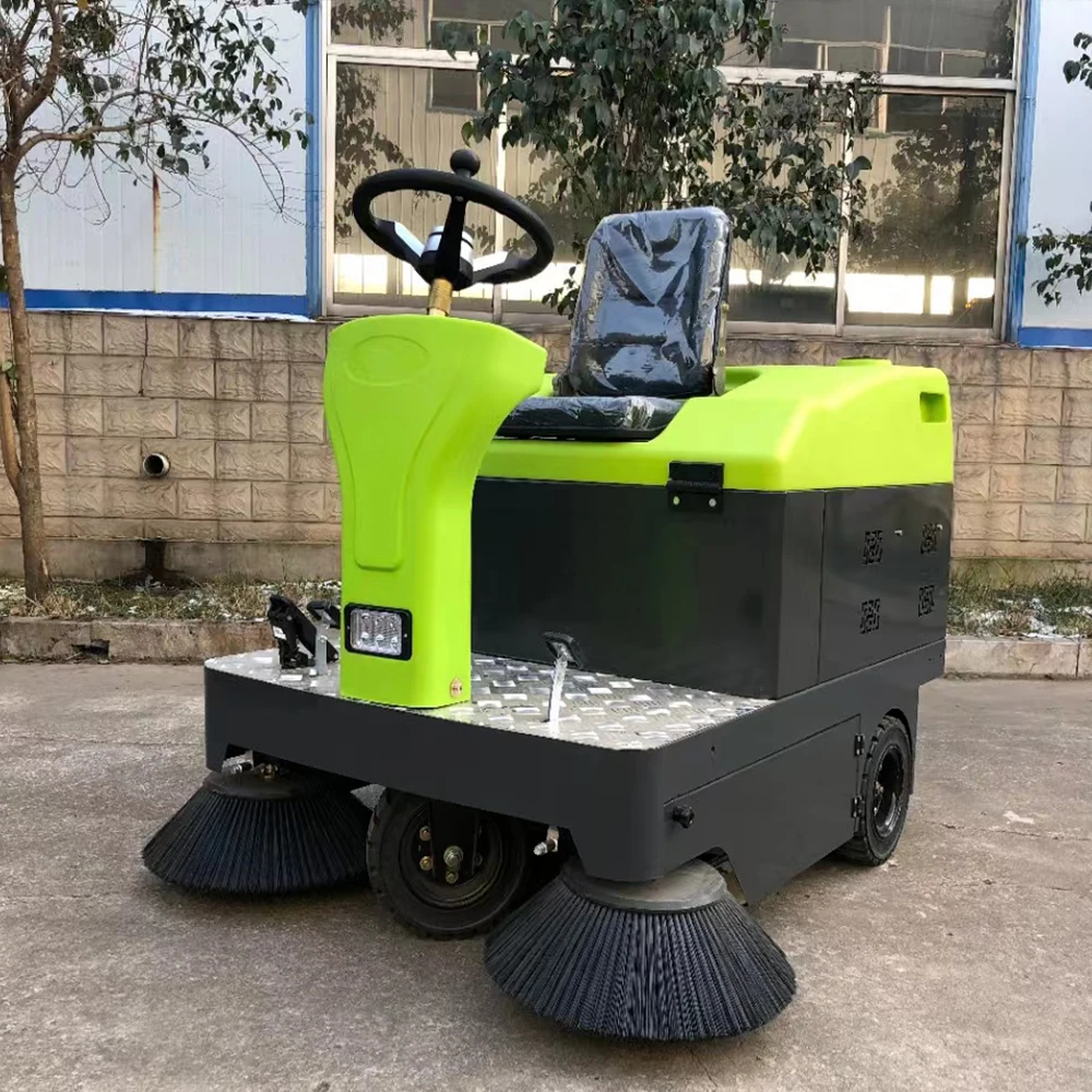 Hot-Cleaning-fallen-leaves-stone-walk-sweep-machine-Road-steet ...