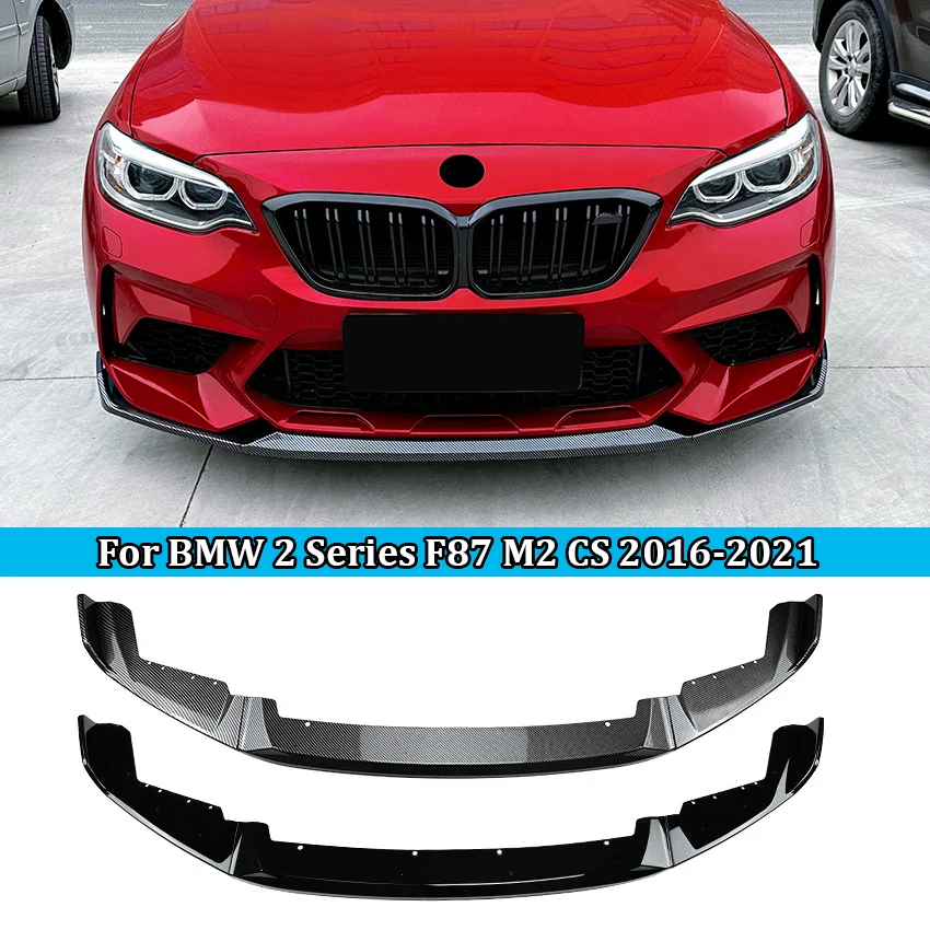 

Сплиттер для переднего бампера автомобиля, диффузор для кузова BMW 2 серии F87 M2 CS 2016-2021, аксессуары для защиты бампера спойлера