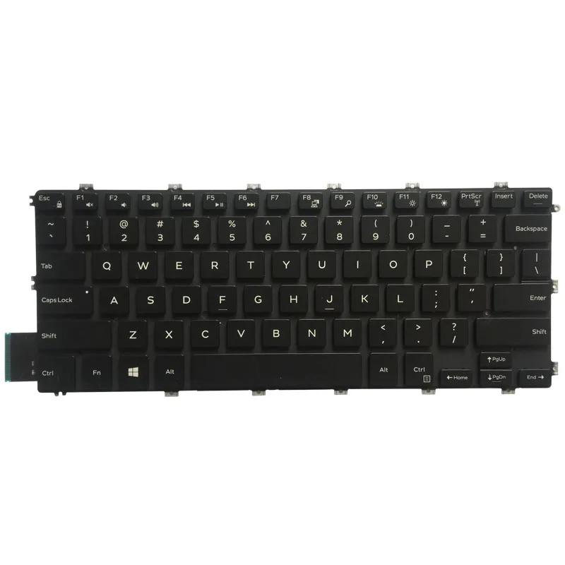 Nuova Tastiera Per Laptop Usa Per Dell Latitude 3400 3310 3390 Vgr8N Vostro 5480 5481 Retroilluminata