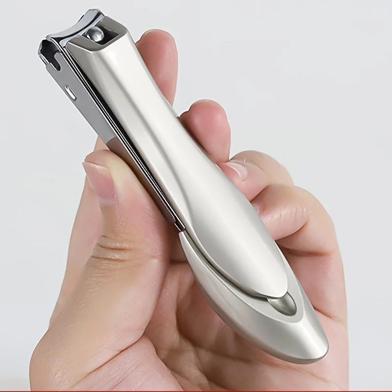 Nail Clippers Stainless Steel Anti Splash Fingernail Cutter Manicure Tools Bionics Design Nail Trimmer Pedicure Scissor 5