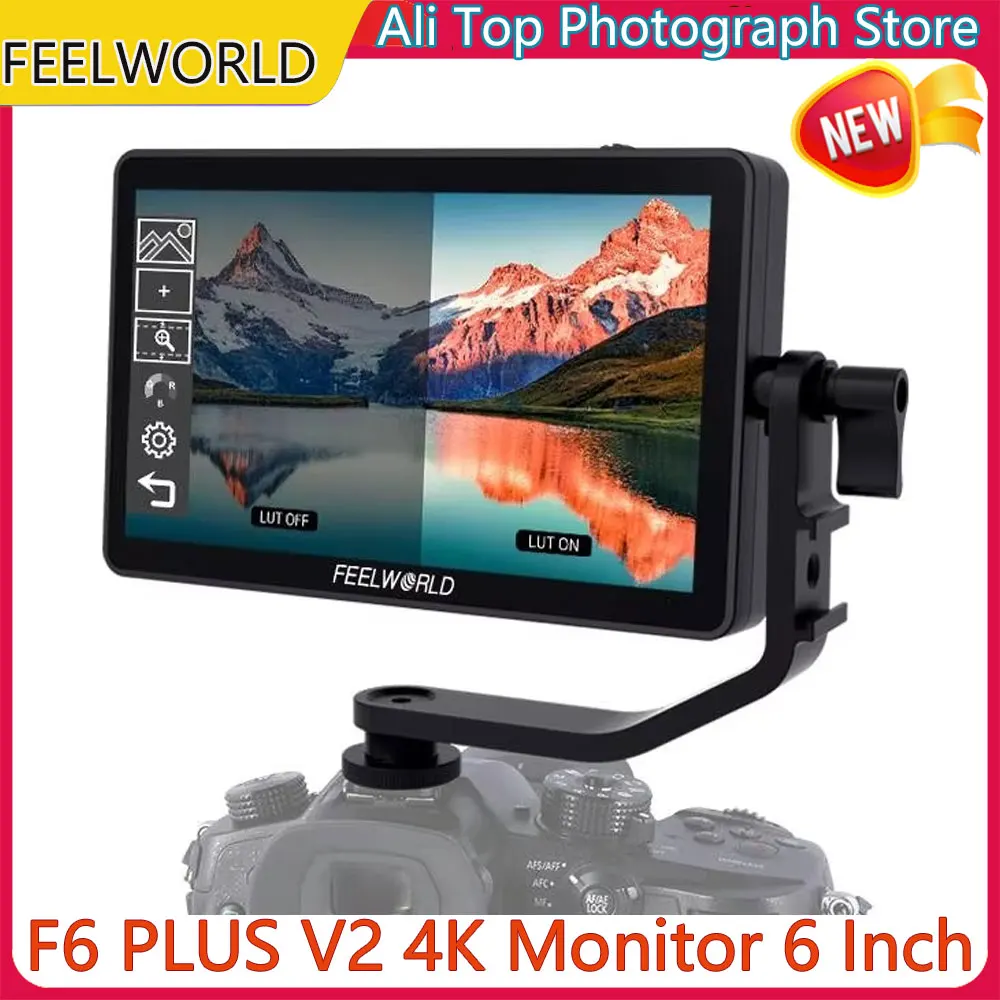 ディスプレイ FEELWORLD F6 Plus Amazon.com : FEELWORLD F6 Plus V2 6 inch DSLR Camera Field