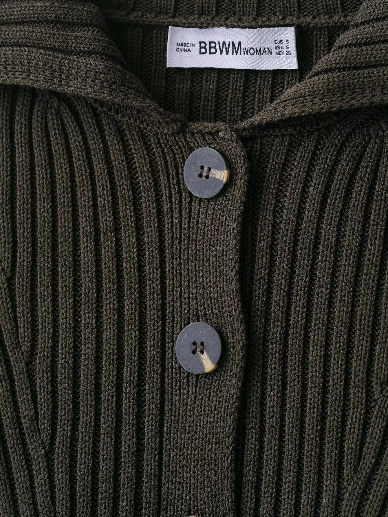 2025 Autumn Knitted Cardigan Woman Ribbed Collar Long Sleeved Slim Fit Sweaters Ladies Green Cardigans For Women Knitwears Coat