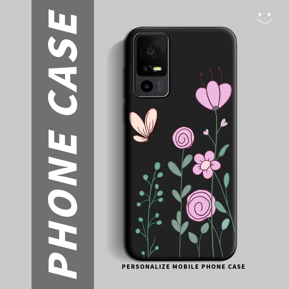 Shockproof Silicone Soft TPU Phone Case - Fashionable Back Cover