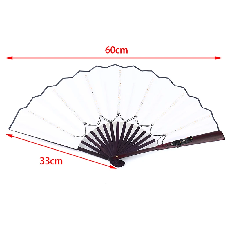 Glow Folding LED Fan Dancing Light Night Show Halloween Christmas Rave Festival Accessories Dark Party Supplies