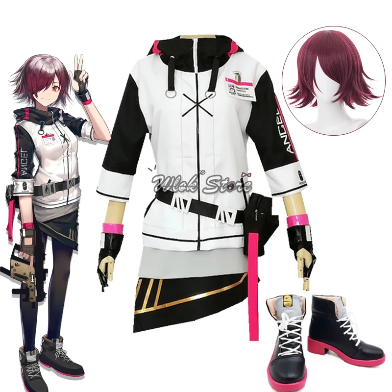 Game Arknights Cosplay Costume Exusiai Jacket Full Set Outfits Custom