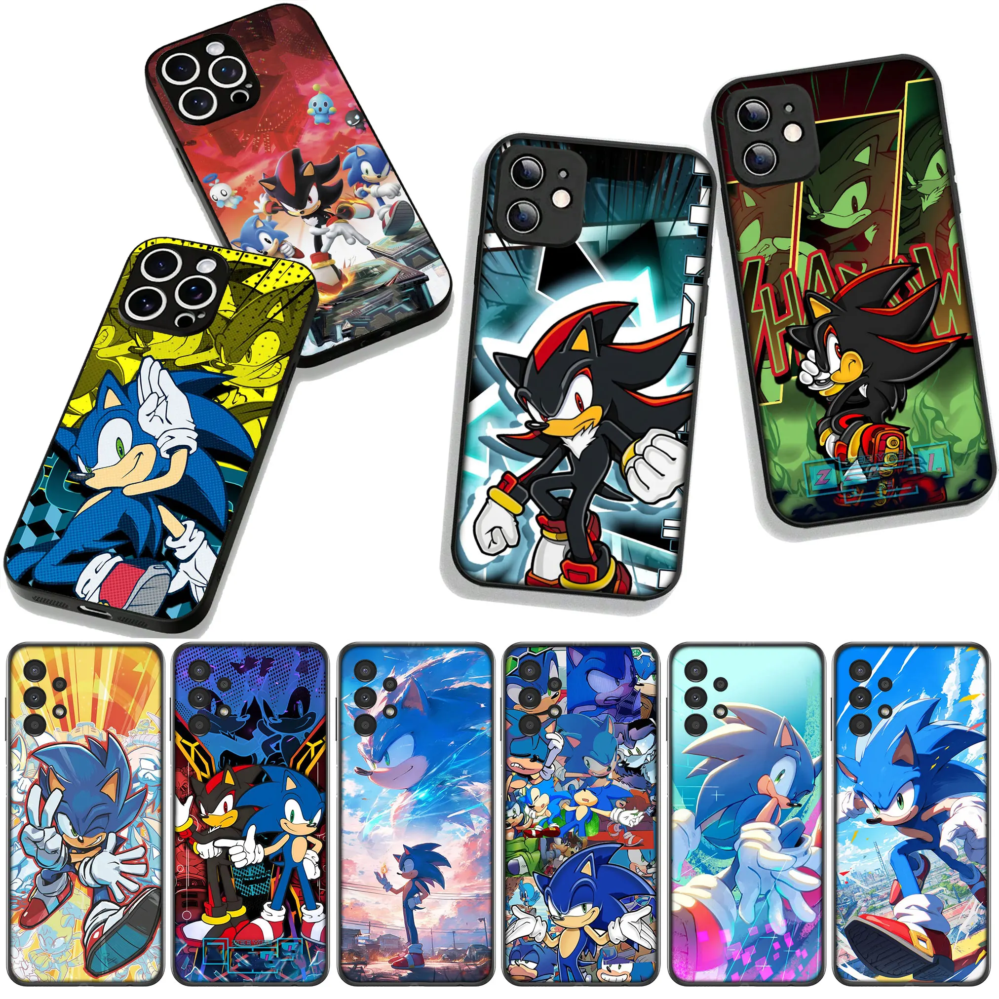 Sonic-Themed Hedgehog Phone Case Cover
