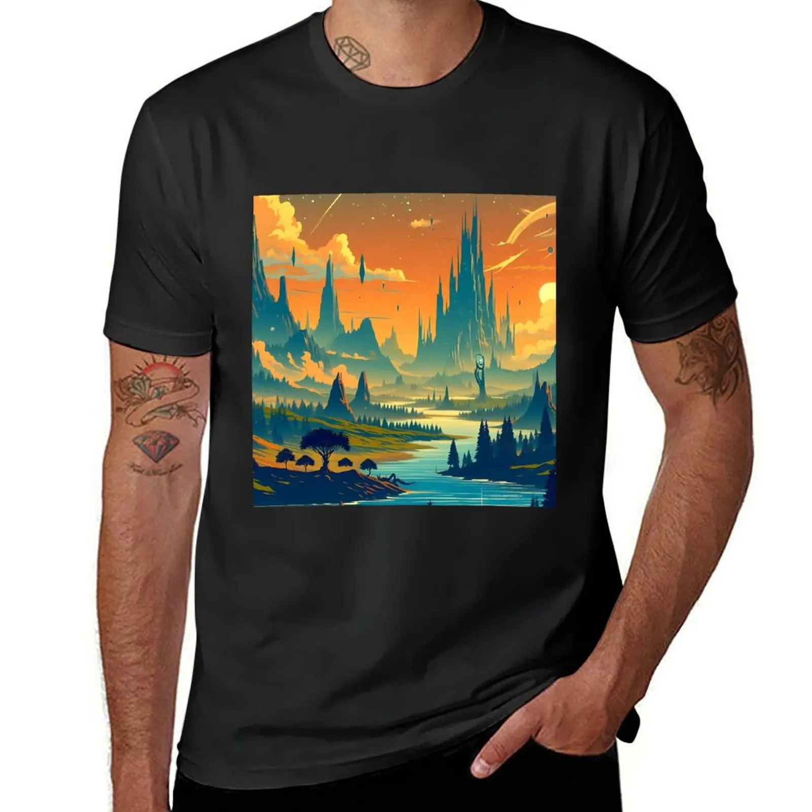 

Land of Fantasy T-Shirt vintage customs for a boy men clothes