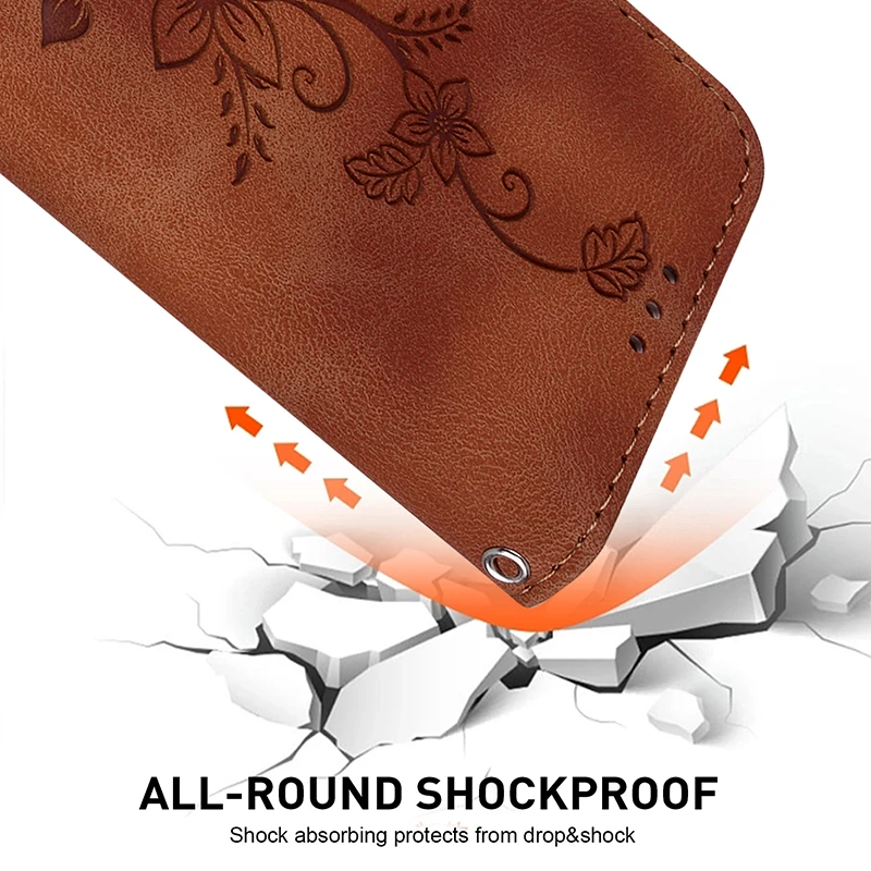 Magnetic Leather Flip Cover Wallet Phone Case