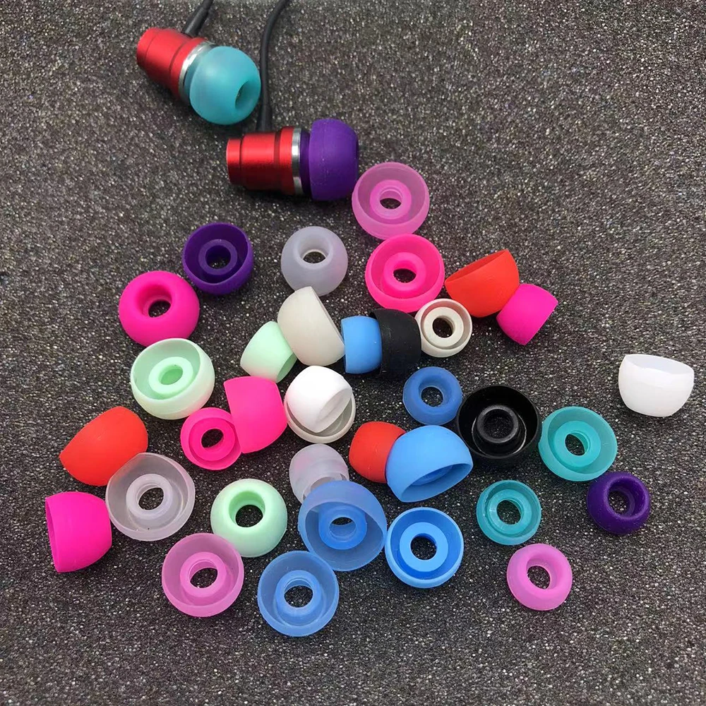 Silicone In Ear Earphone Covers For Earphone Rubber Caps Ear Pads Cushion Earbud Tips Earbuds Eartips Earcaps 30pcs 15pairs