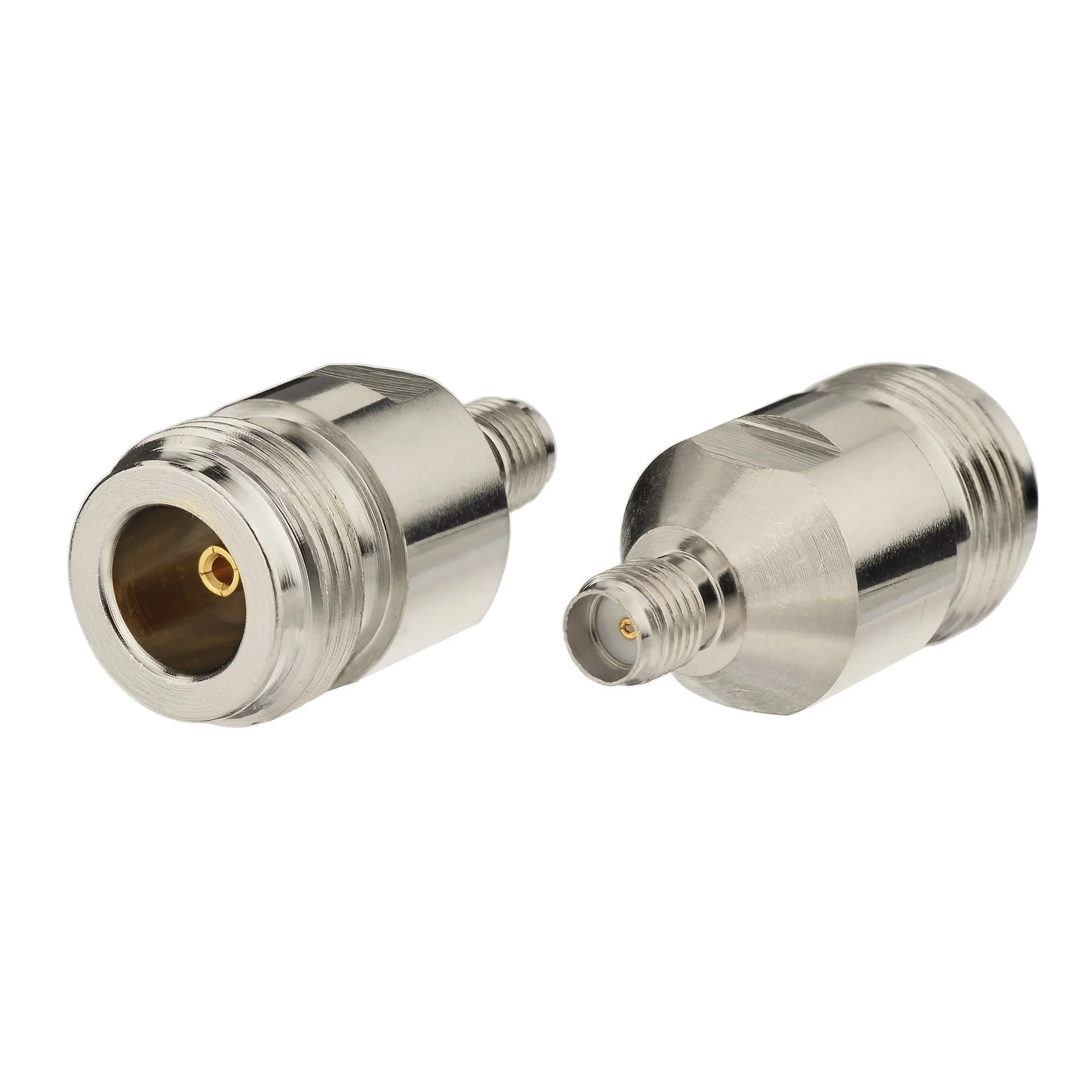 Superbat N-SMA Adapter N Jack to SMA Female Straight Free Hanging (In-line) RF Coaxial Connector