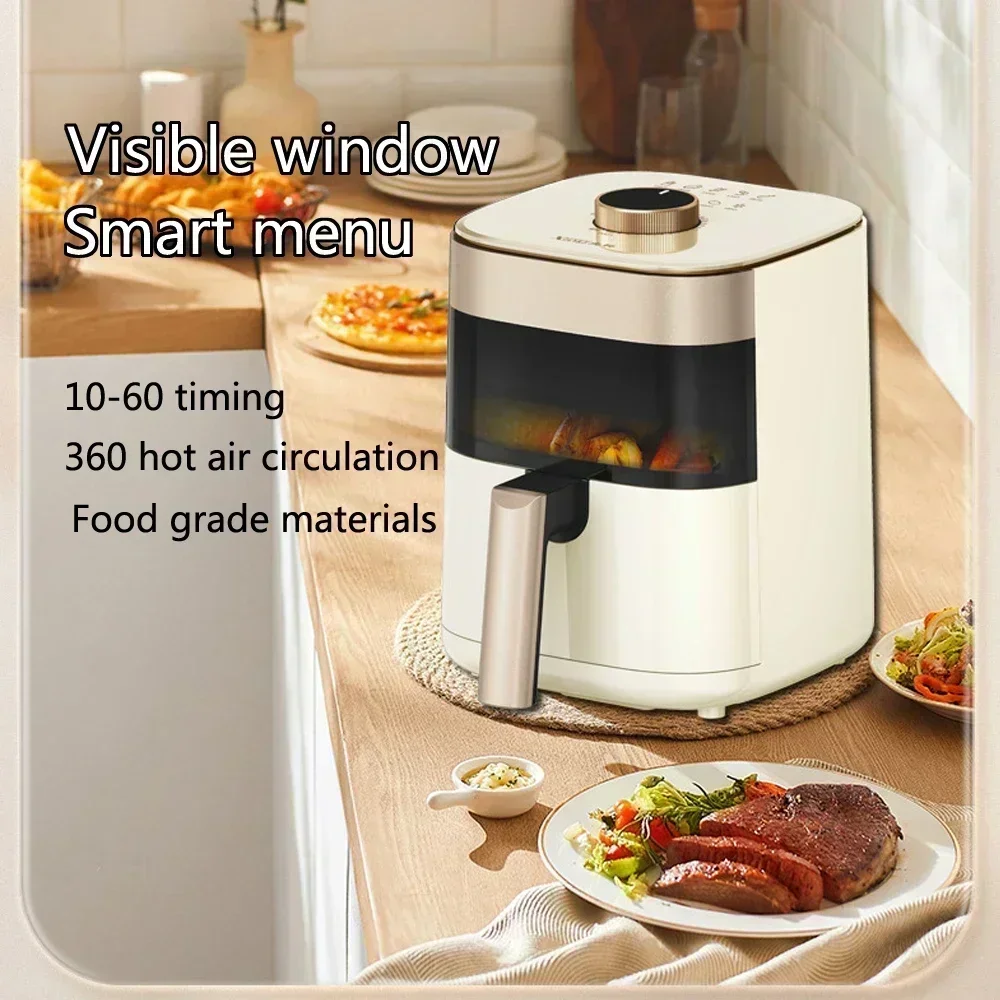 Air Fryer Household Multifunctional Intelligent Oil-less and Smoke-less Air Fryer Large Capacity Air Fryer 3