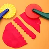 Plasticine Model Playdough Tools Set for Kids 3D Syringe Roller Impression Moulds Play Dough Tools Kit Clay Craft Toys Gift 3