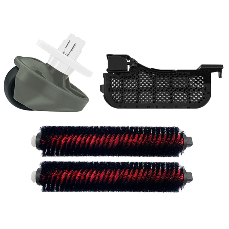 

For Roborock S8 Pro Ultra Durable Easy Install Cleaning Tank Filter High Speed Cleaning Rolling Brush Front Wheel Caster