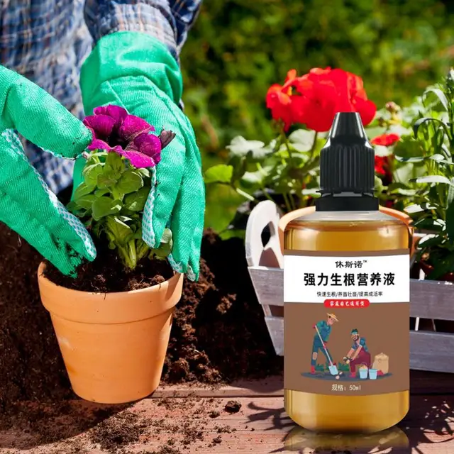 50 Ml (2 Üveg) Növényi Növekedés Fokozó Kiegészítő Folyékony Tápanyag-Oldat-Termesztés - Image 5
