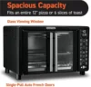 New Toaster Oven Air Fryer Combo 17 Cooking Presets 1700W French Door Digital Air Fryer Oven 24L Capacity Accessories 3