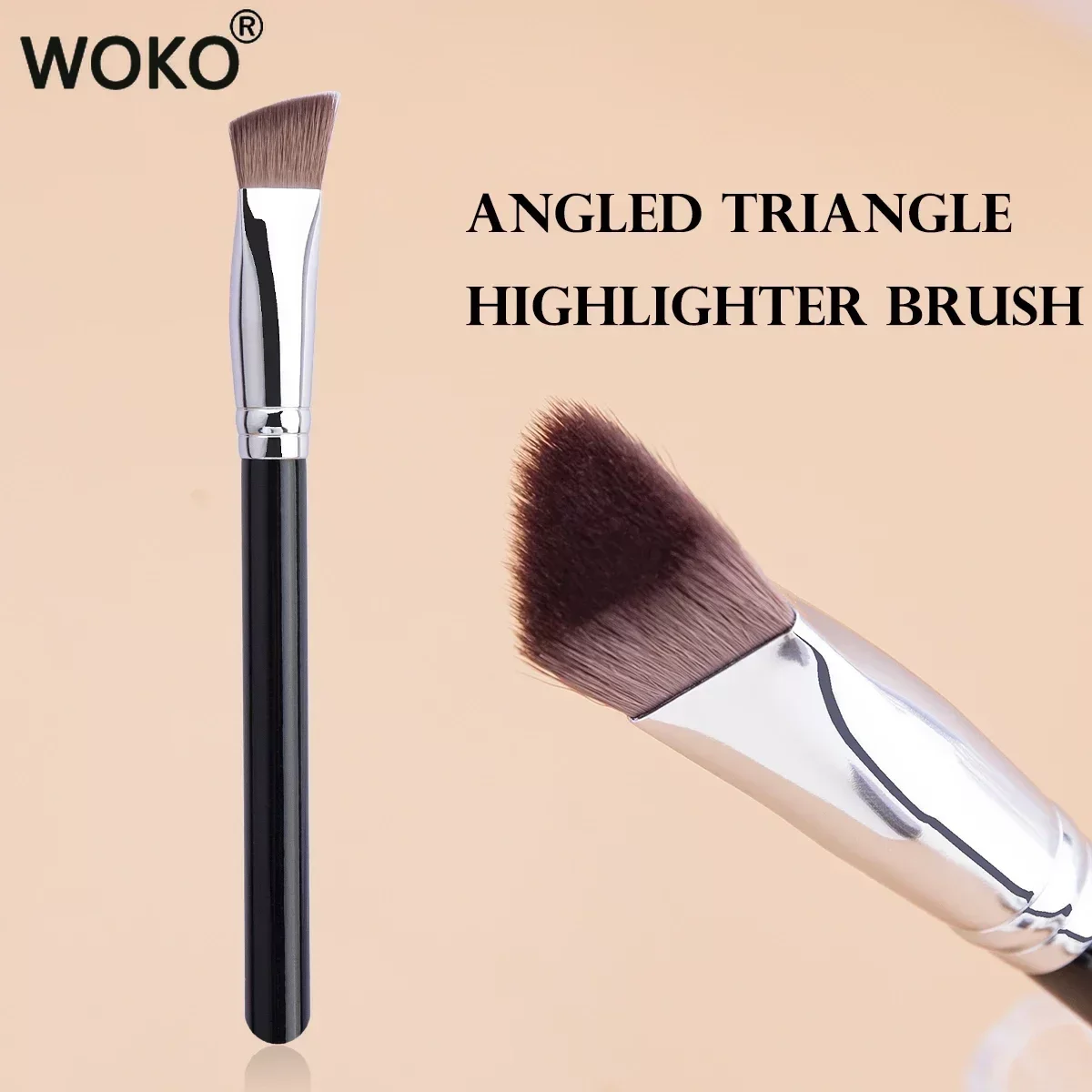 

Angled Triangle Concealer Brush Contour Highlighter Concealer Brush Synthetic Hair Makeup Brush Traceless Foundation Brushes