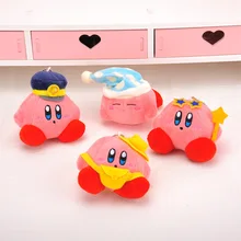 

Kirby Kawaii New Plush Toys Keychain Cute Cartoon Star Backpack Decor Keychain Doll Stuffed Toys Doll Girls Holiday Gifts