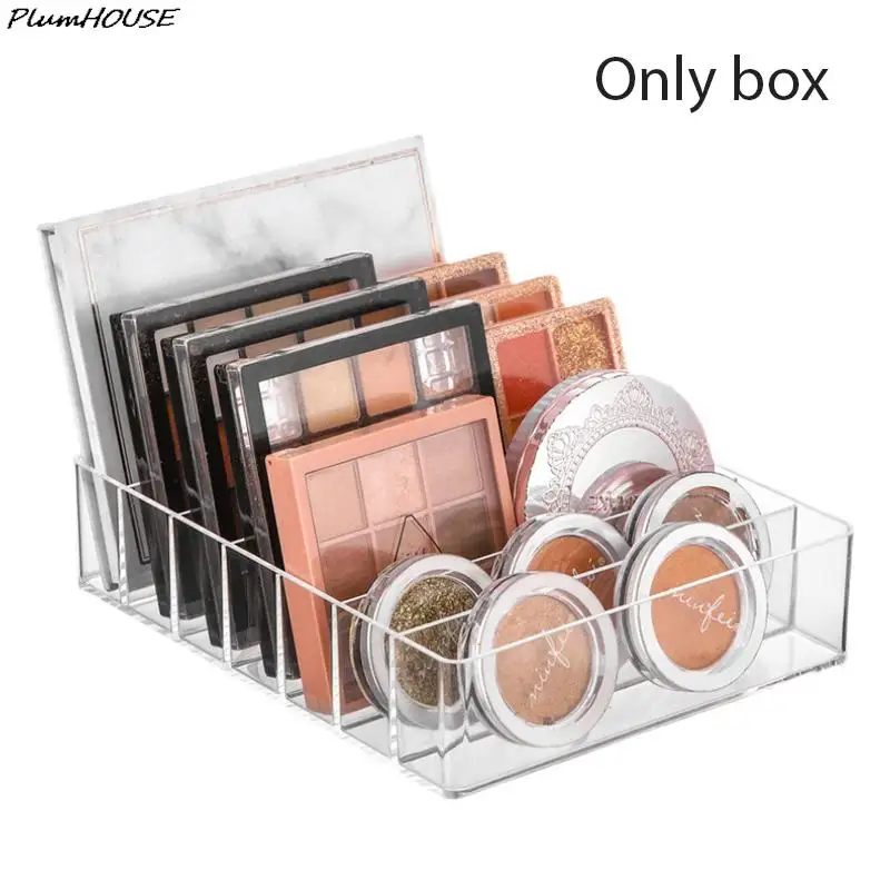 HOT! 7/8 Grids Storage Box Clear Plastic Makeup Cosmetic Stand Holder Lipstick Organizer 2