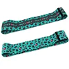 Green Leopard Print Fitness Resistance Bands Hip Lifting Set Bands Red Handy Accesorios Para Yoga Pilates Home Gym Equipment 2