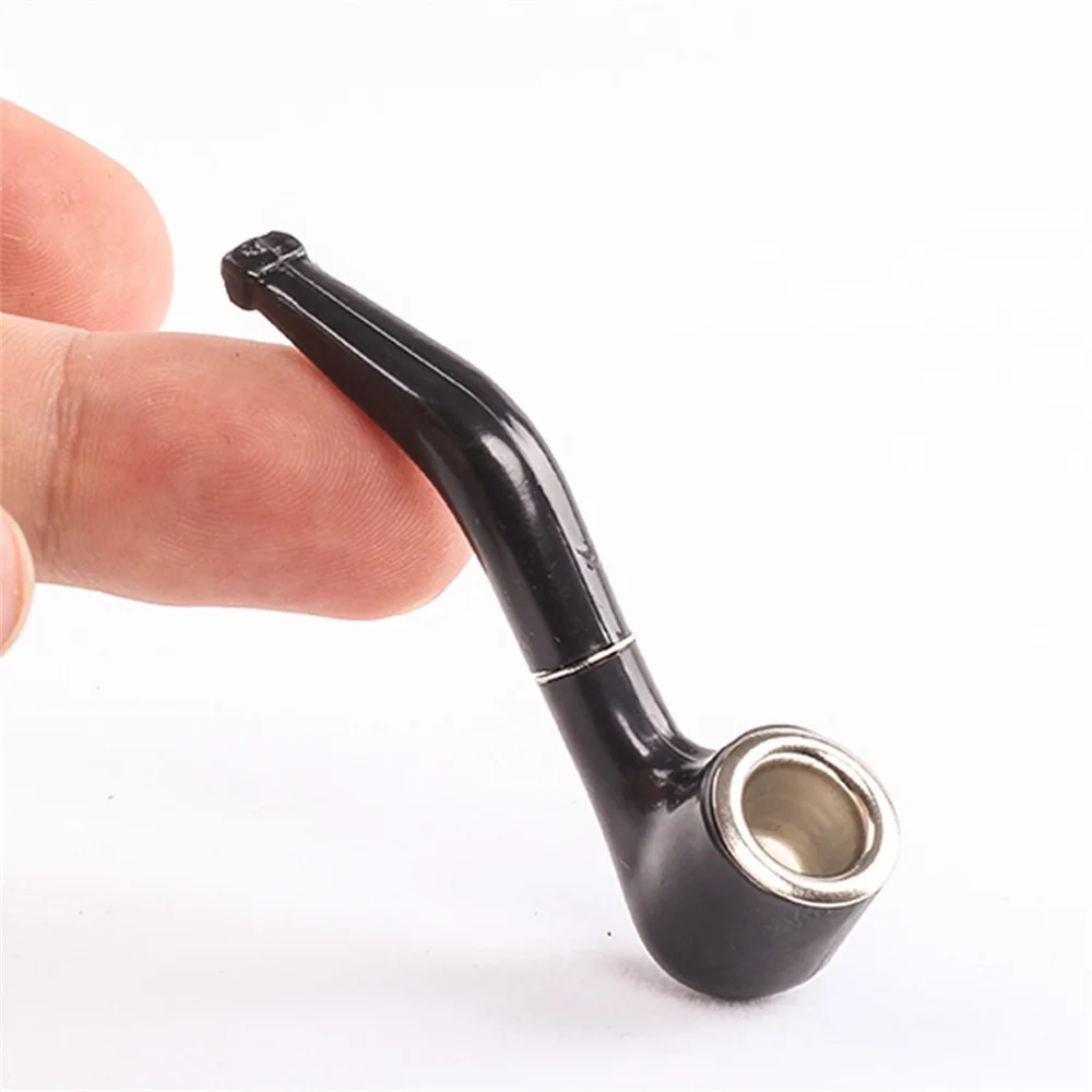 Pipe Black Hookah Durable Mini Smoking Pipe Tobacco Smoke Mouthpiece Cigarette Holder 1 Pcs