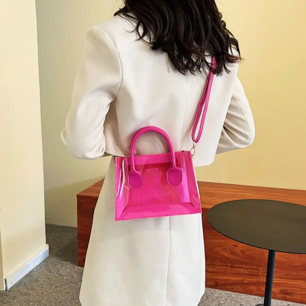 

Уличная модная сумка-мессенджер, милая сумка на молнии карамельного цвета, Желейная сумка через плечо, водонепроницаемая пляжная сумка из ПВХ, женская сумка