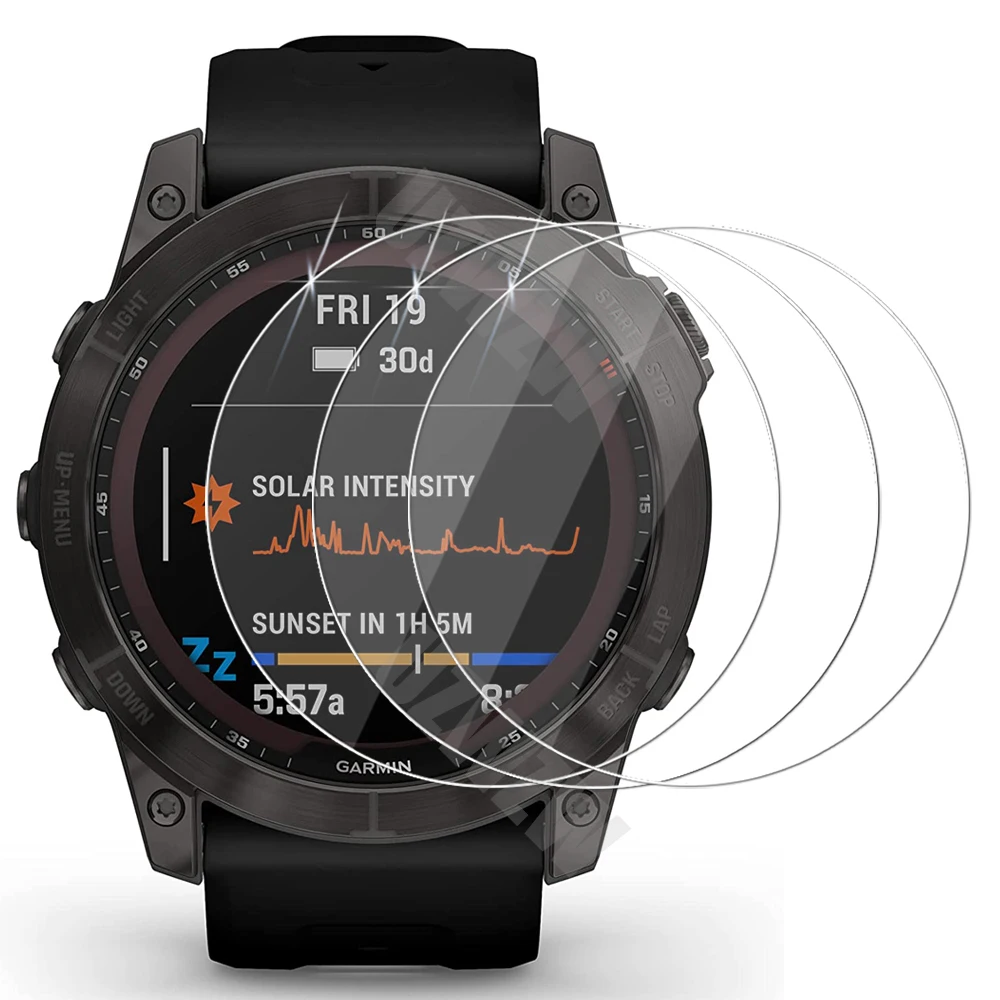 (3 шт.) защитное закаленное стекло для смарт-часов Garmin Fenix 7 7S 7X / 6 6S 6X Pro 5 |