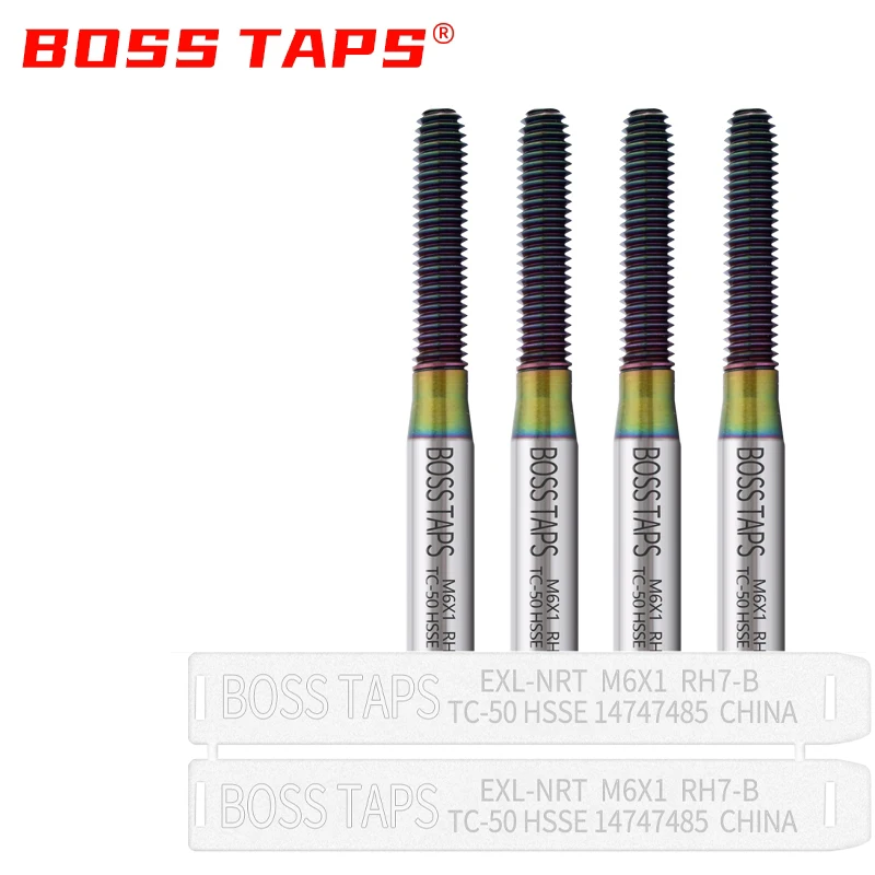 HSSE-M42 JIS Standard TC50 Coating Roll Forming Tap M0.5 M0.6 M2 M3 M4 M5 M6 M7 M8 Machine Thread Ta