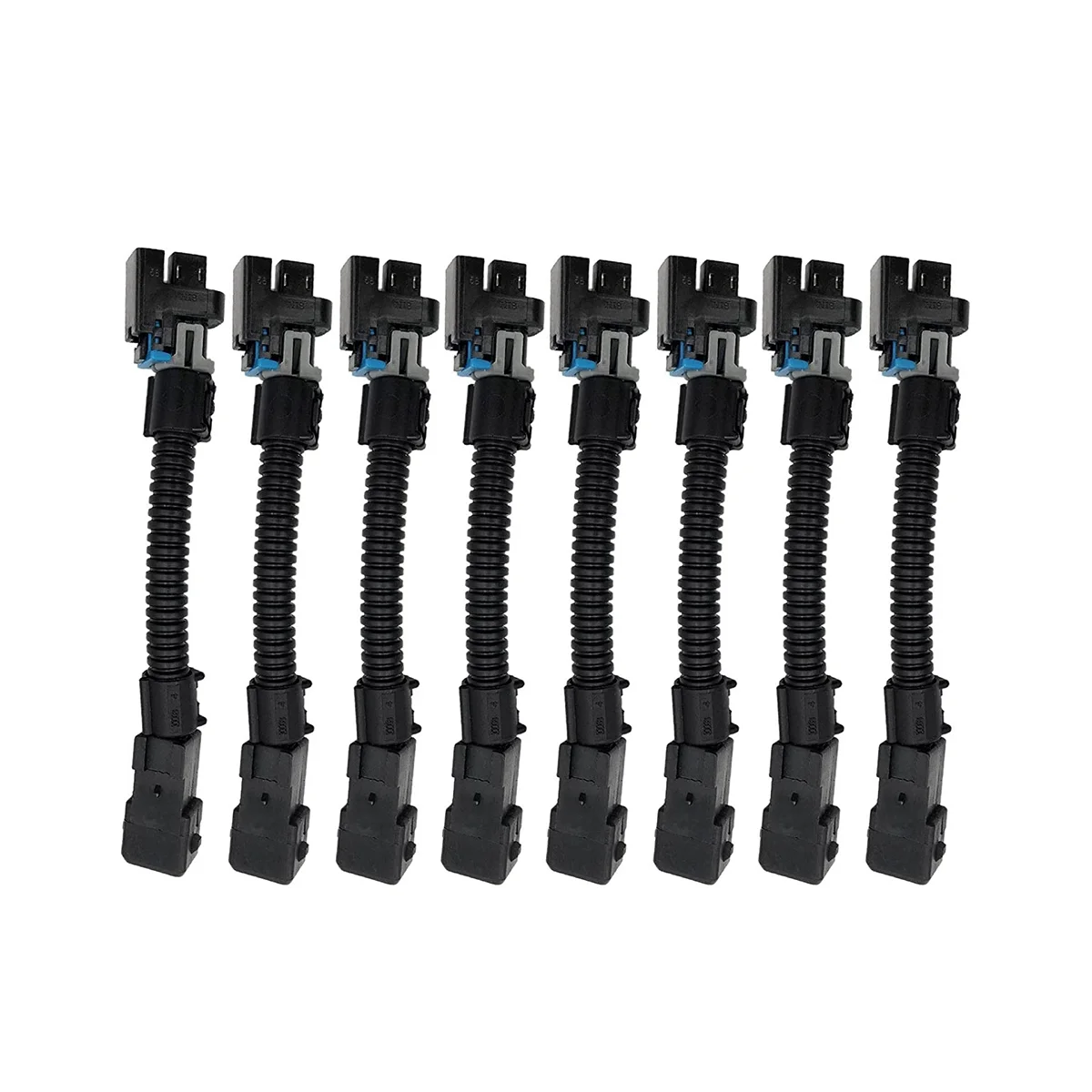

8PCS LQ4 LQ9 4.8L 5.3L 6.0L Wire Harness to LS1 LS6 EV1 Injector Adapters for