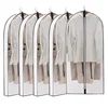 1PC Three-dimension case for dresses wardrobe clothes cover suit cover with zipper garment bag with clear window coat protector 6