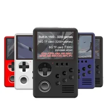 

Data Frog 16 Bit Video Retro Game Console Built in 3200+ Games Mini Handheld Game Console For GBA/MAME Support TF Card TV OutPut