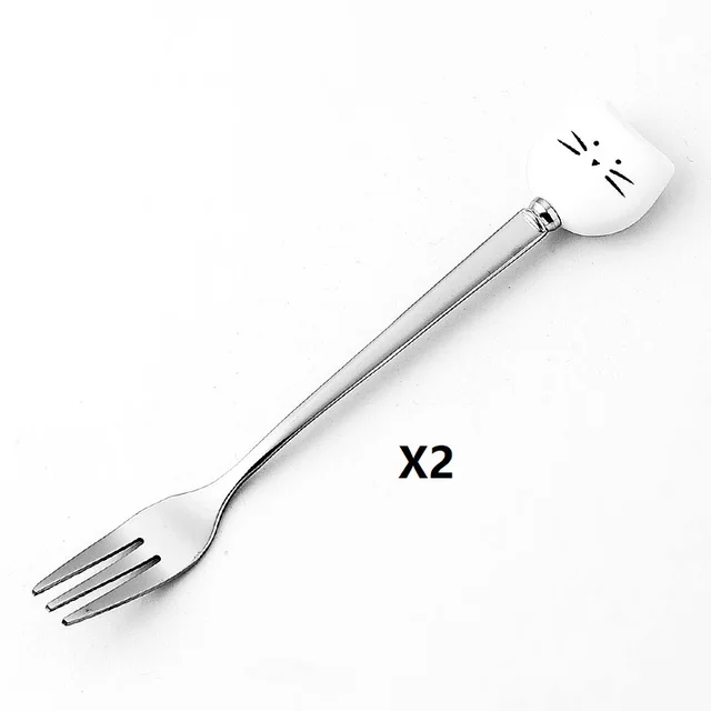 White cat fork