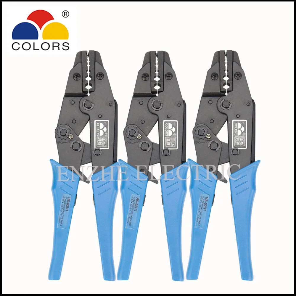 HS-02H1 Tool pliers jaw ratchet crimping plier european style 3