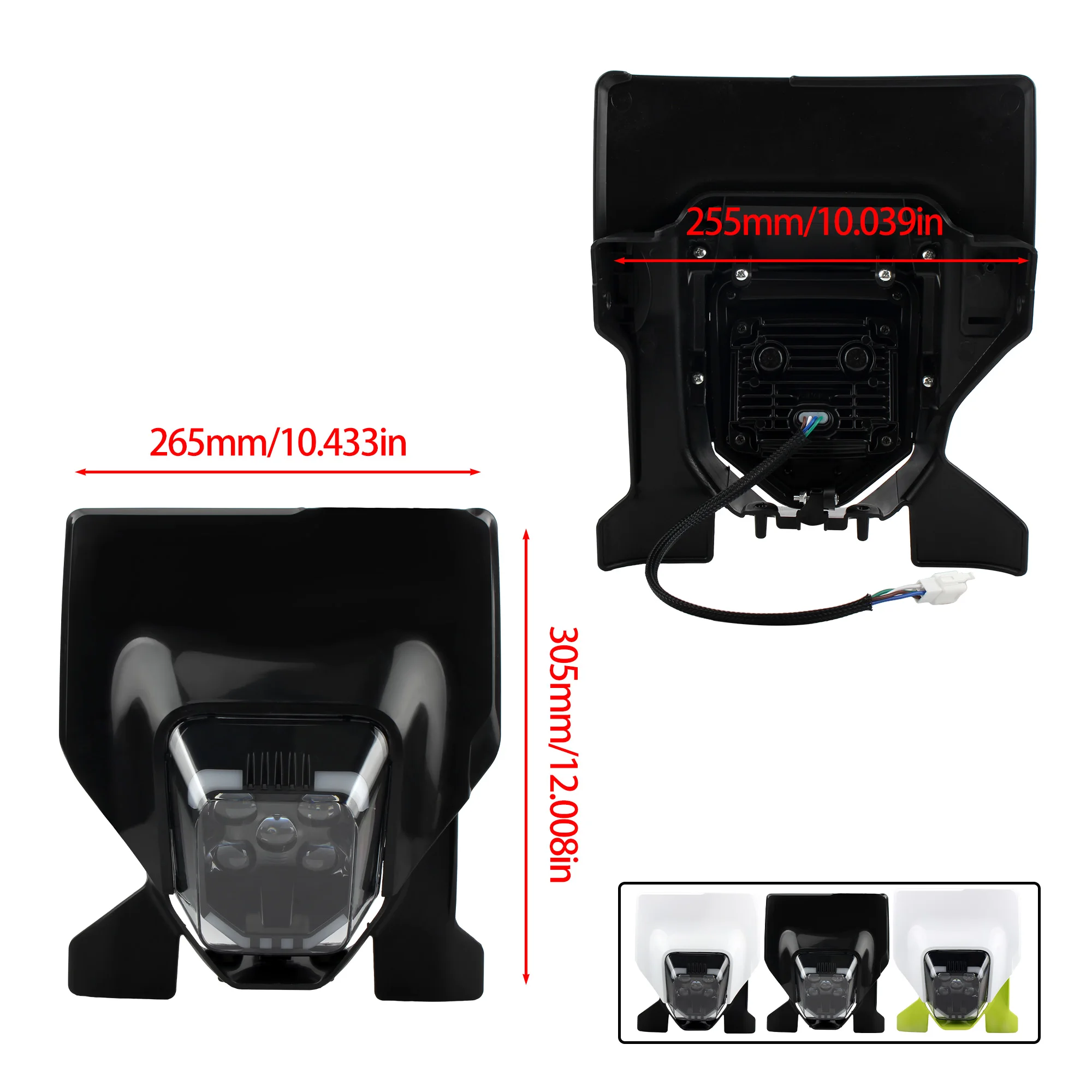 Motorcycle Headlight LED Wick For Husqvarna 701 TE 250 300 450 FC FE TC 125 300i Headlamp Dirt Bike Motocross Accessories Enduro