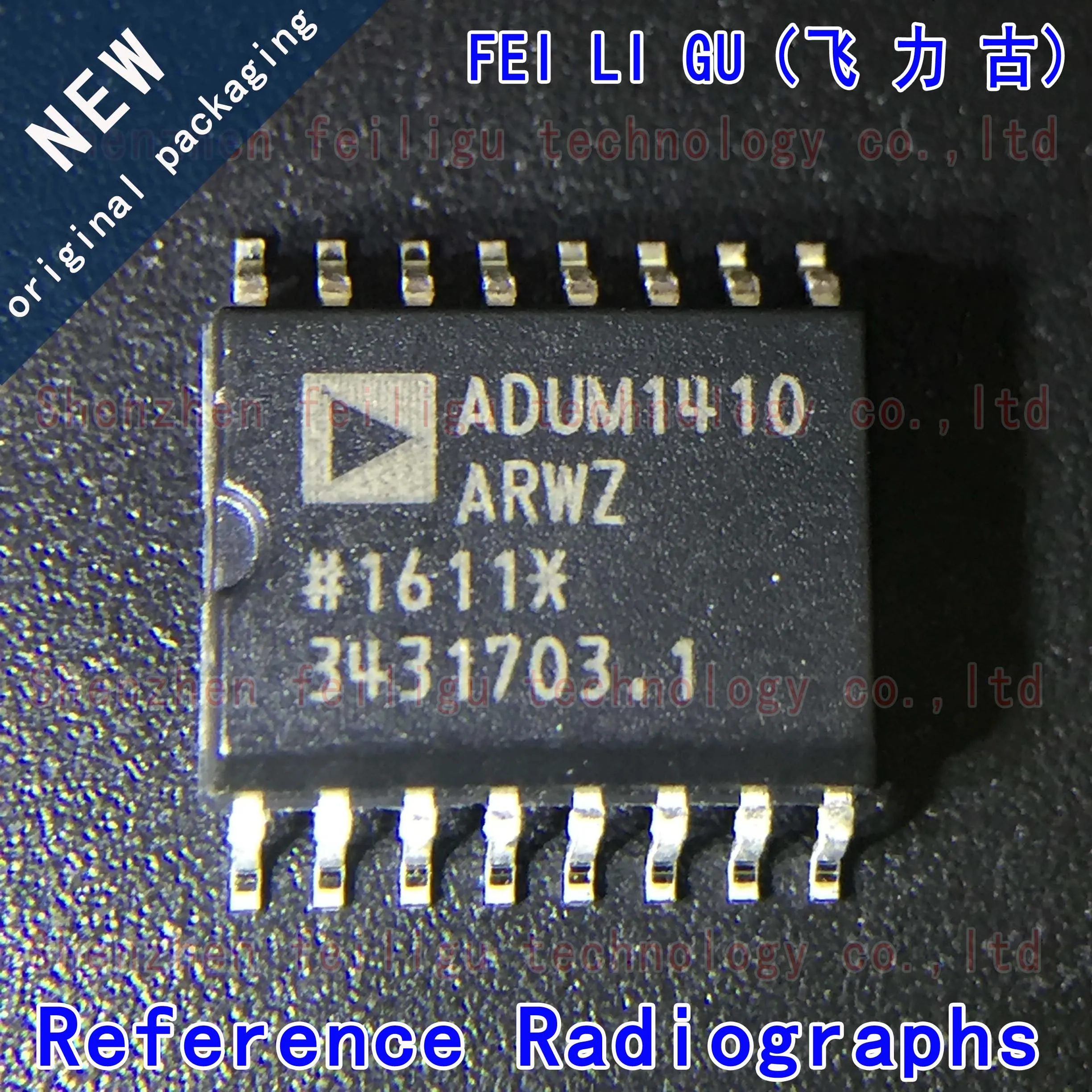 100% New Original ADUM1410ARWZ-RL ADUM1410ARWZ ADUM1410ARW ADUM1410 Package: SOP16 Universal Digital Isolator Chip