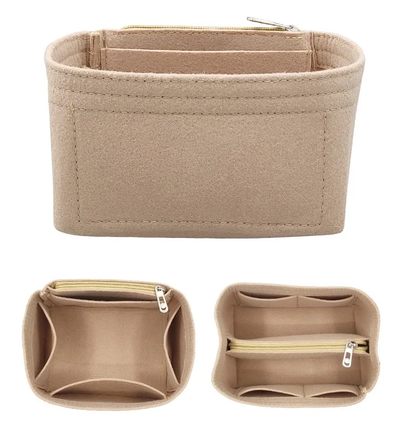 Felt Cloth Insert Bag For H Picotin 18 22 Organizer Makeup Handbag Organizer Travel Inner Bags handbag organizer felt bag organizer