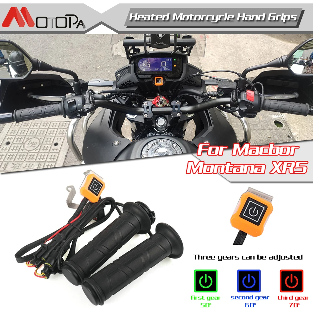 MontanaXR51PairMotorcycleHeatedHandGripsATVHandlebarHeater