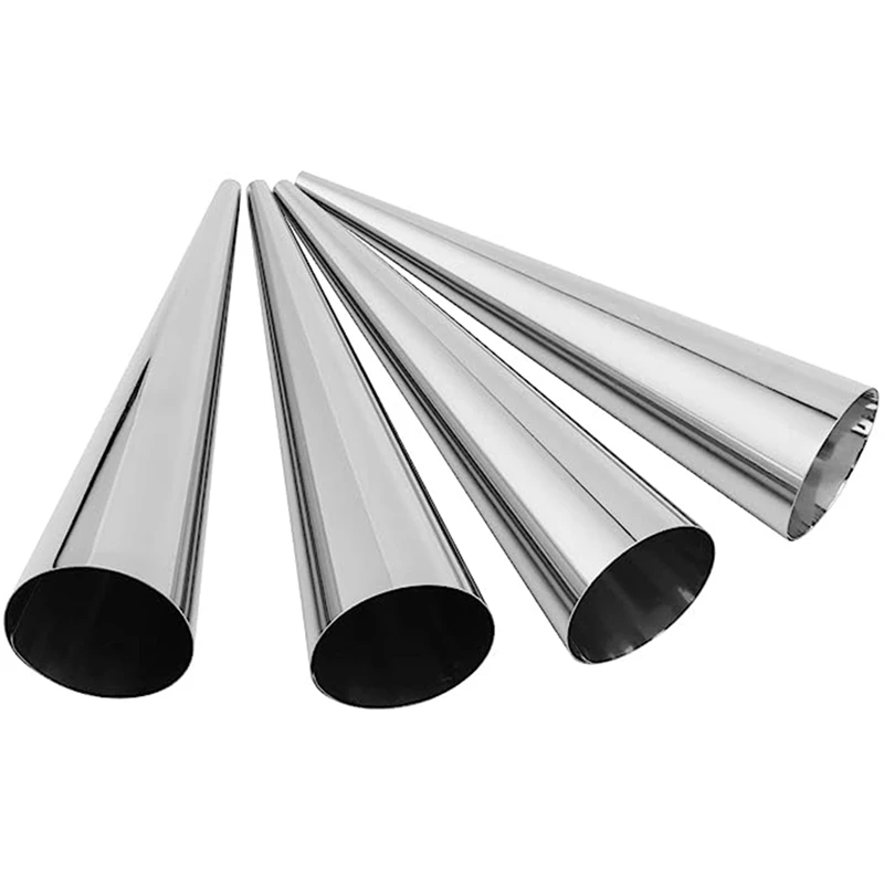 CQMF-40 PCS Cream Horn Forms, Stainless Steel Cannoli Tubes, Cream Roll Horn Molds Cream Horn Metal Cones For Cream Roll 2