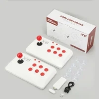 X6 Ретро игровая консоль 2,4G Беспроводная 4K HD Double Rocker Console Stick 64 ГБ Встроенная 15000 Ретро-игр для игр Детский подарок — изображение 6