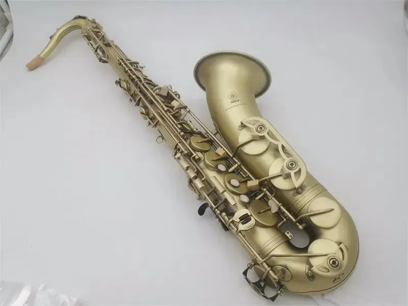 

Real Pictures YTS-62 Tenor Saxophone Reference Antique Copper B Flat Woodwind Instrument With Case Mouthpiece Reeds Neck