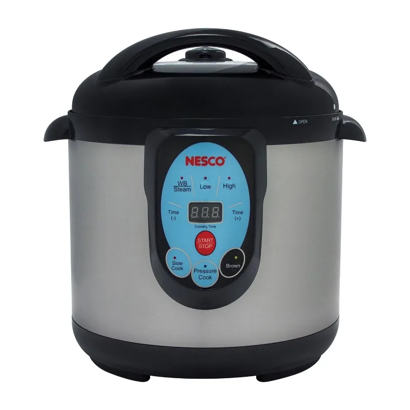

NESCO® NPC-9 9.5 Qt. Electric Smart Pressure Cooker and Canner