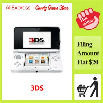 정품 Fuebish 3DS 핸드헬드 게임 콘솔, 무료 게임, 다양한 색상 사용 가능