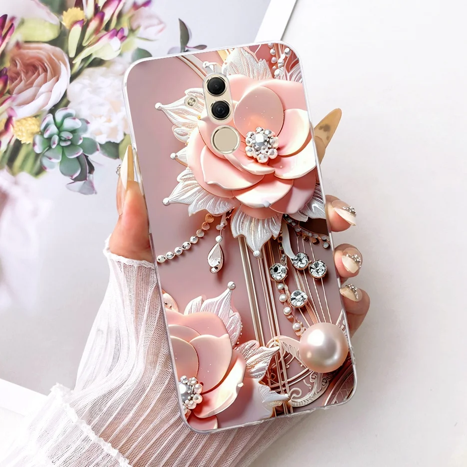 Luxury Floral Butterfly Design Soft Slim Phone Case Cover