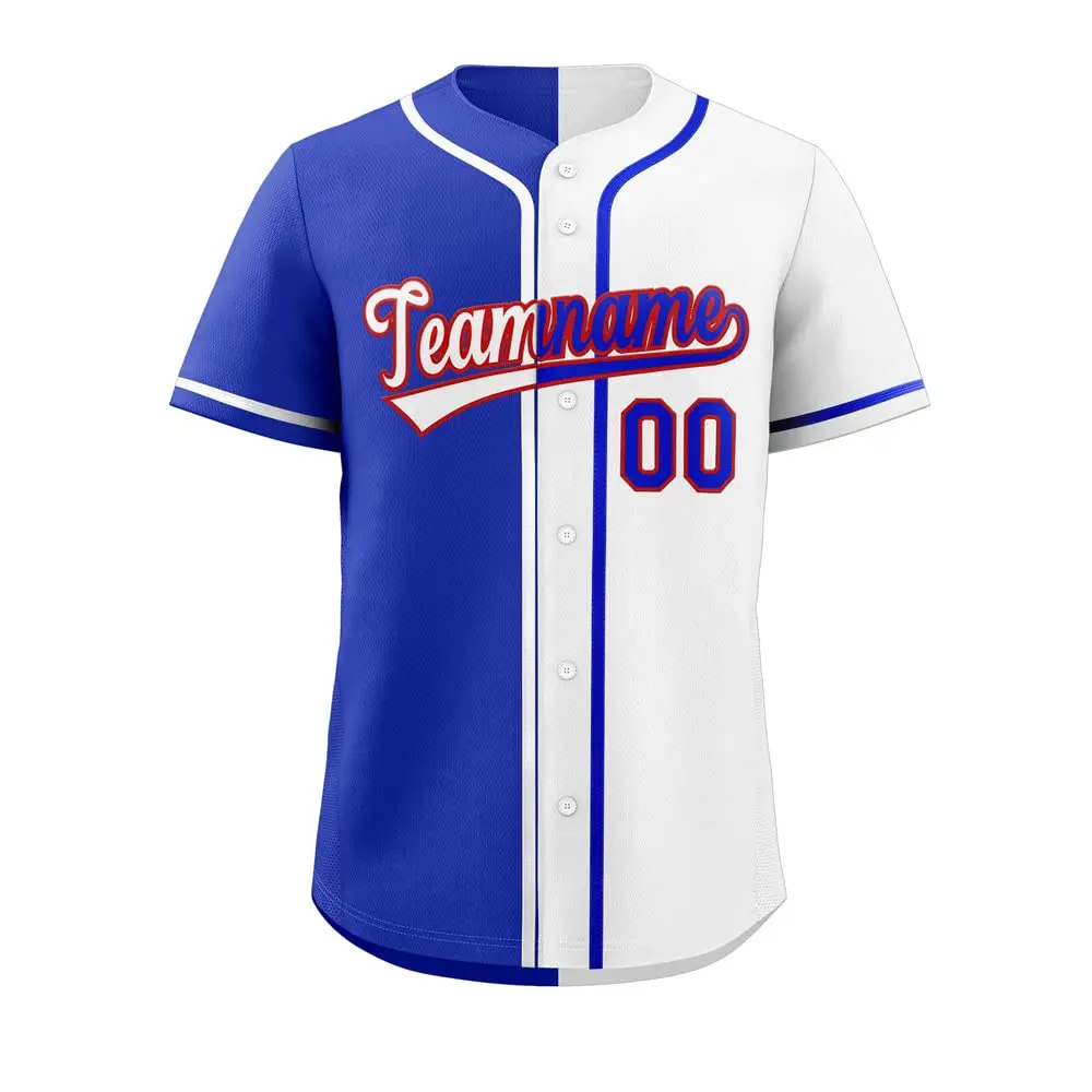 Baseball jersey Split Baseball Jersey Button Down Shirt Sports Personalized Printed Name Number Men/Women/Kid