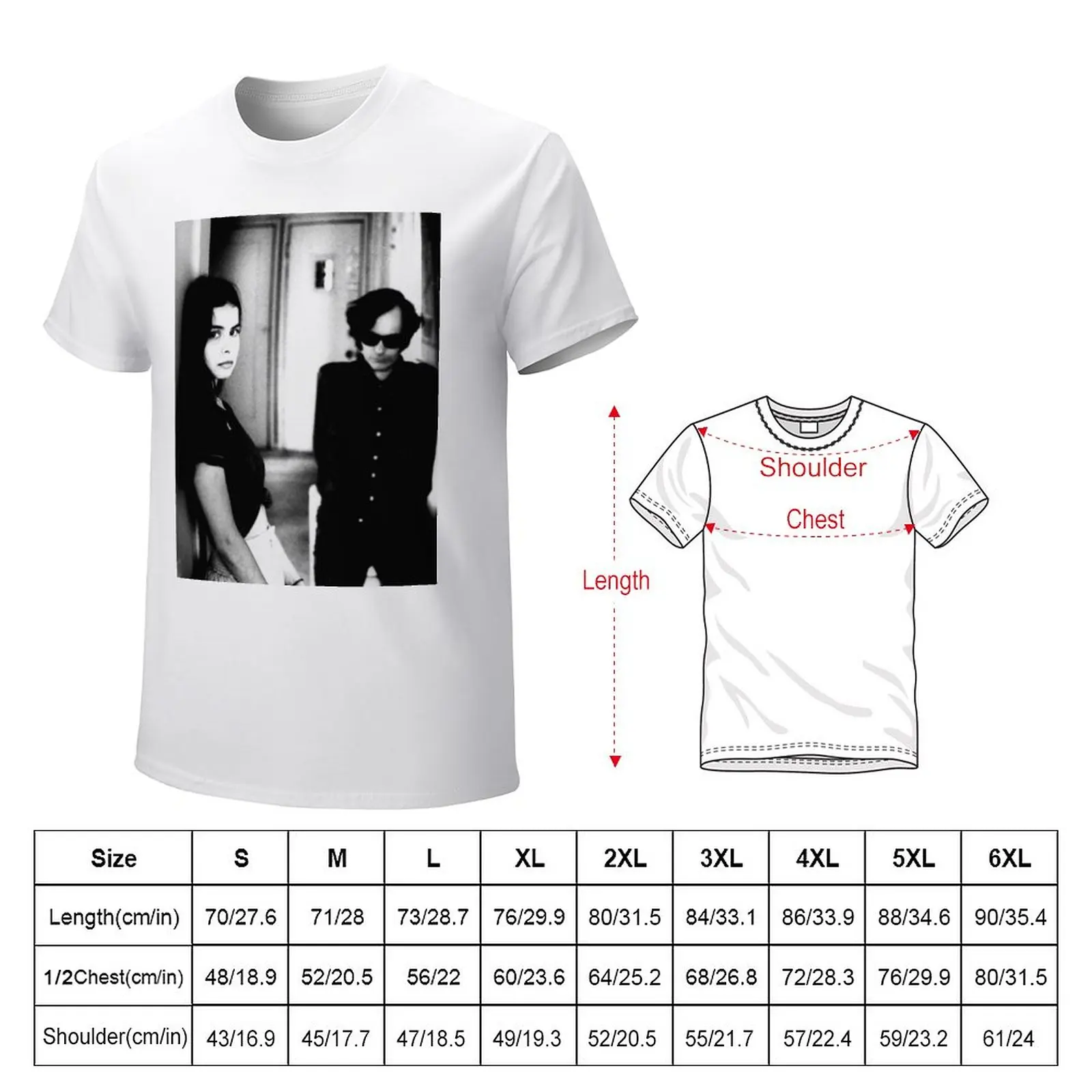 Mazzy Star Alternative Poster in Black and White T-Shirt animal prinfor boys korean fashion tops mens graphic t-shirts funny