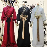 Traditional Chinese Ancient Tang Costume Stage Performance aduation Photoaphy Class orm Men's Women's Hanfu Xiake Boo...