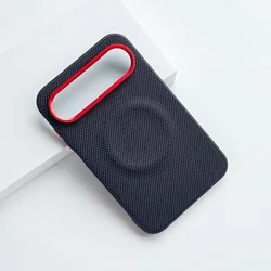 Luxury PU Leather Magnetic MagSafe Protective Back Cover Case for Pura X View (Black)
