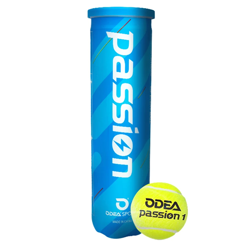 ODEA Tennis Balls Durable Competition Player Practice Ball Wool Cloth Rubber Liner Female Male Beginners Training Tennis 2/3/4 b